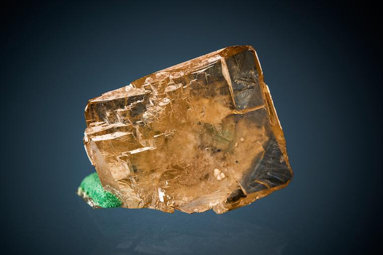 MALACHITE on WULFENITE